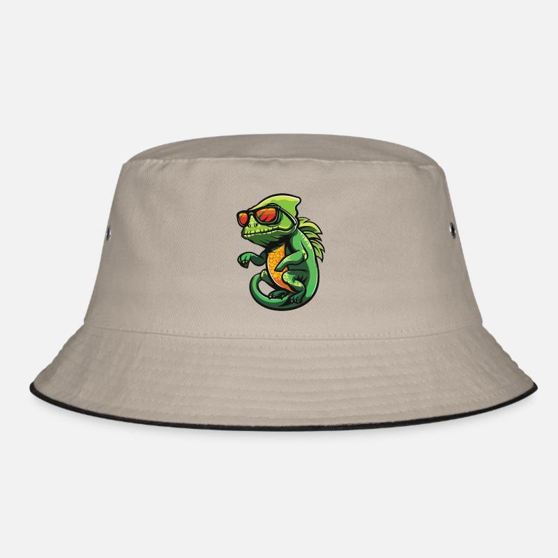 Chameleon Comic Cool Bucket Hat