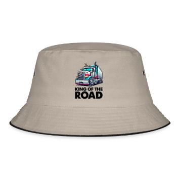 King Truck - Bucket Hat - khaki/black - Front