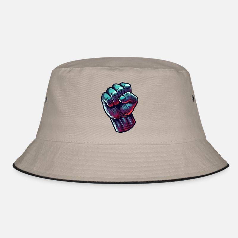 faust comic - Bucket Hat - Khaki/Schwarz