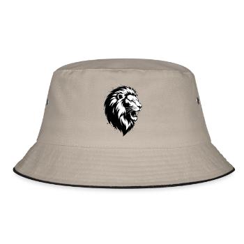 Mad Leon - Bucket Hat - khaki/black - Front