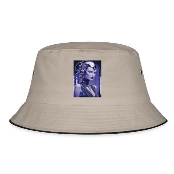 CYBORG DIVAMANIA - Bucket Hat - Khaki/Schwarz - Vorne