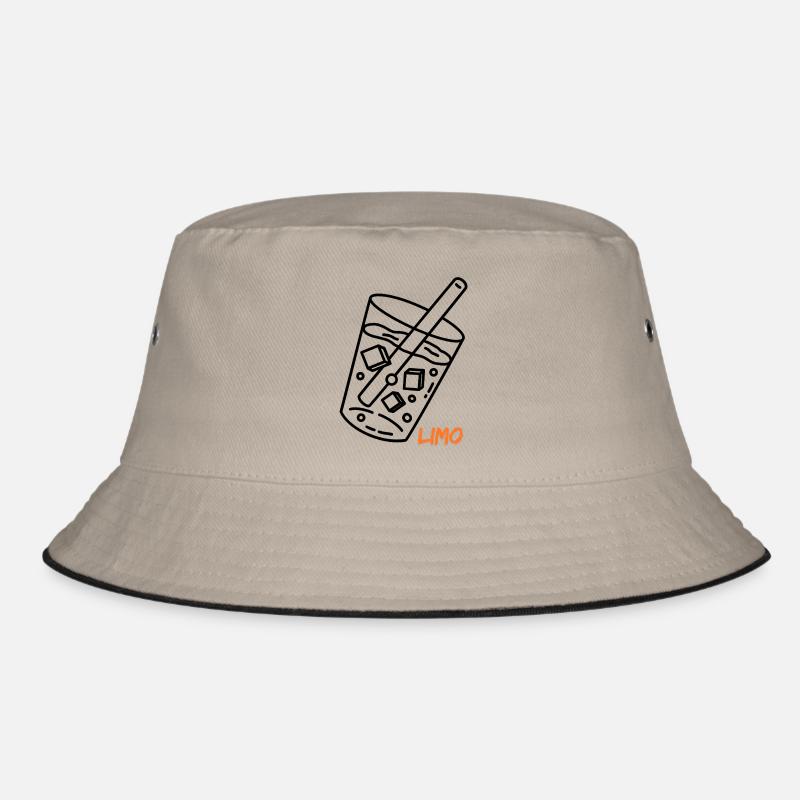 Limo Design - Bucket Hat - Khaki/Schwarz