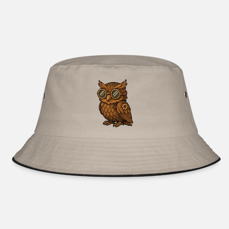 Owl Steampunk Bucket Hat