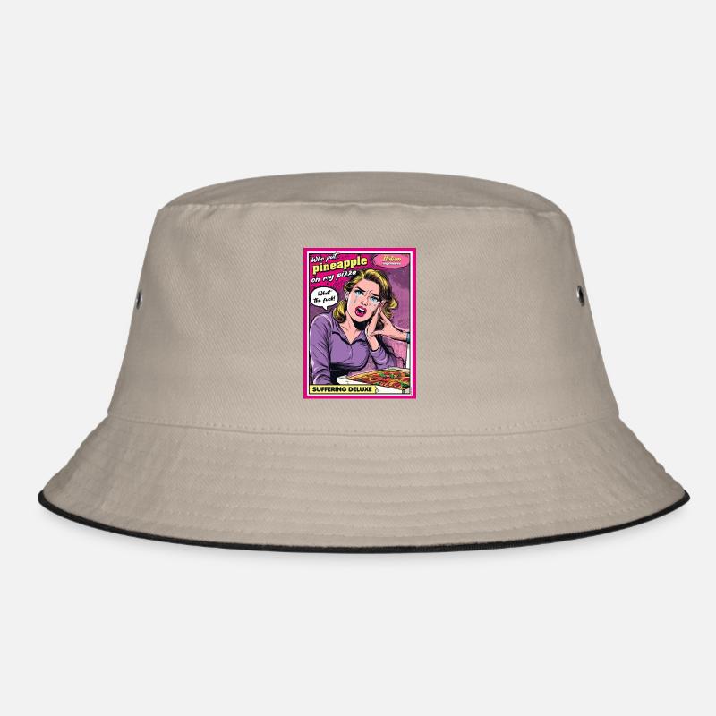 No pineapple on pizza Bucket Hat