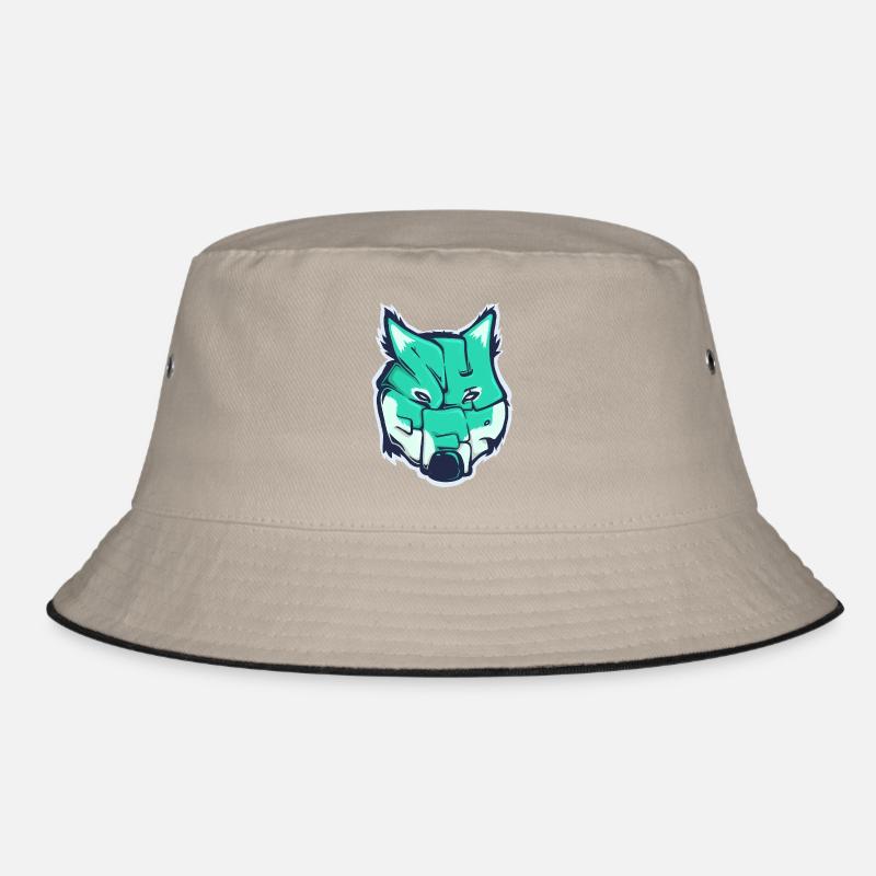 Wolf-Sheep, a drawn word Bucket Hat