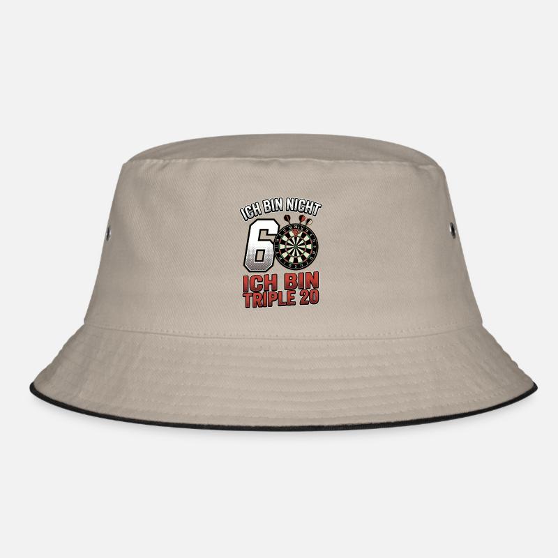60. Geburtstag Dart Triple 20 Bucket Hat