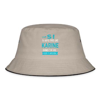 Karine Si tu n as pas une karine - Bob - kaki/noir - Devant