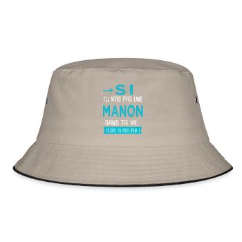 Manon Si tu n as pas une manon - Bob - kaki/noir - Devant