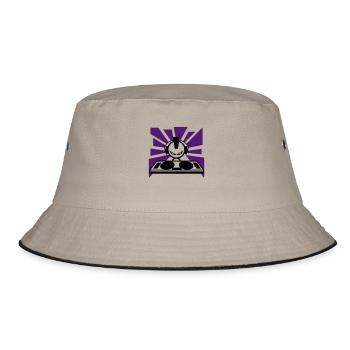 sound - Bucket Hat - Khaki/Schwarz - Vorne