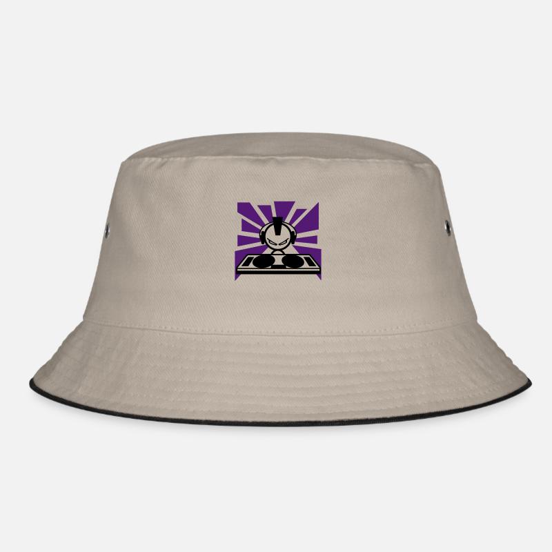 sound - Bucket Hat - Khaki/Schwarz