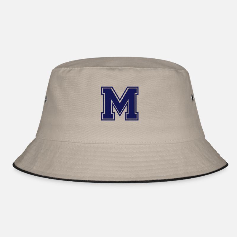 m - Bucket Hat - Khaki/Schwarz