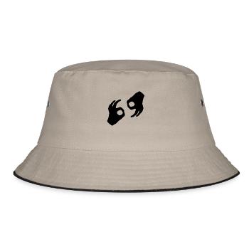 Mains 69 - Bucket Hat - khaki/black - Front