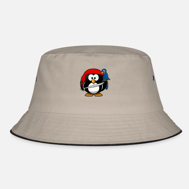 Pirate Penguin Bucket Hat
