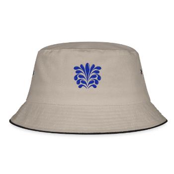 Spritzer / Fontäne - Bucket Hat - Khaki/Schwarz - Vorne