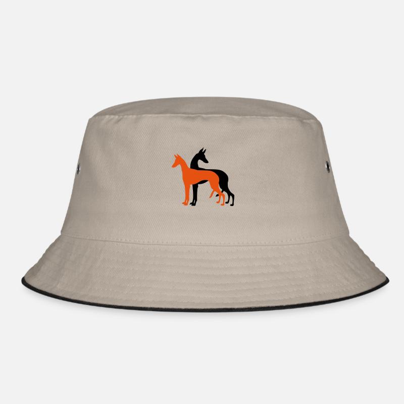 xpod3_copie_2 - Bucket Hat - Khaki/Schwarz
