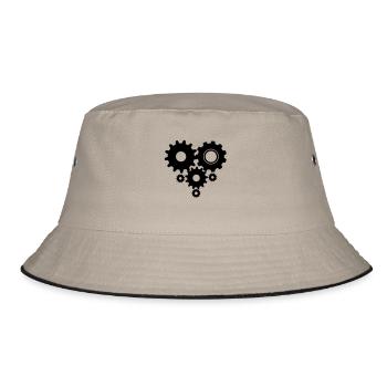 Love Gears - Bucket Hat - khaki/black - Front