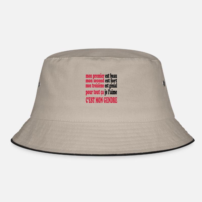 Mon gendre est beau - Bucket Hat - khaki/black