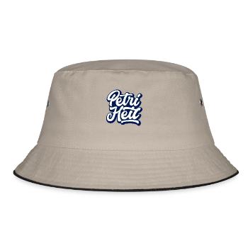 Petri Heil - Bucket Hat - Khaki/Schwarz - Vorne