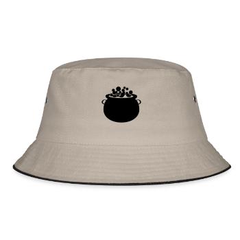 Witch's cauldron - Bucket Hat - khaki/black - Front