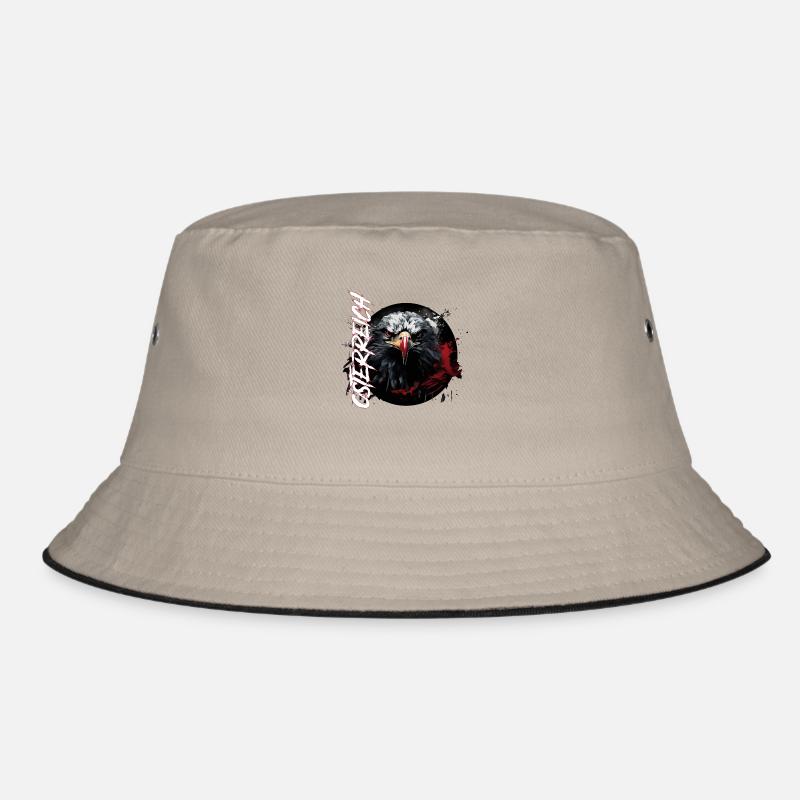 Austria Design with Eagle for Austrians Bucket Hat