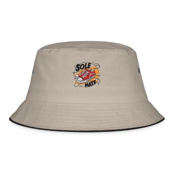 COOL SHOES, SOLE MATE - Bucket Hat - khaki/black - Front