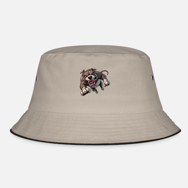 Pitbull-Angriffe Bucket Hat