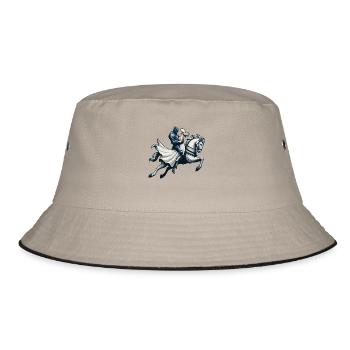Knight in shining armor - Bucket Hat - khaki/black - Front