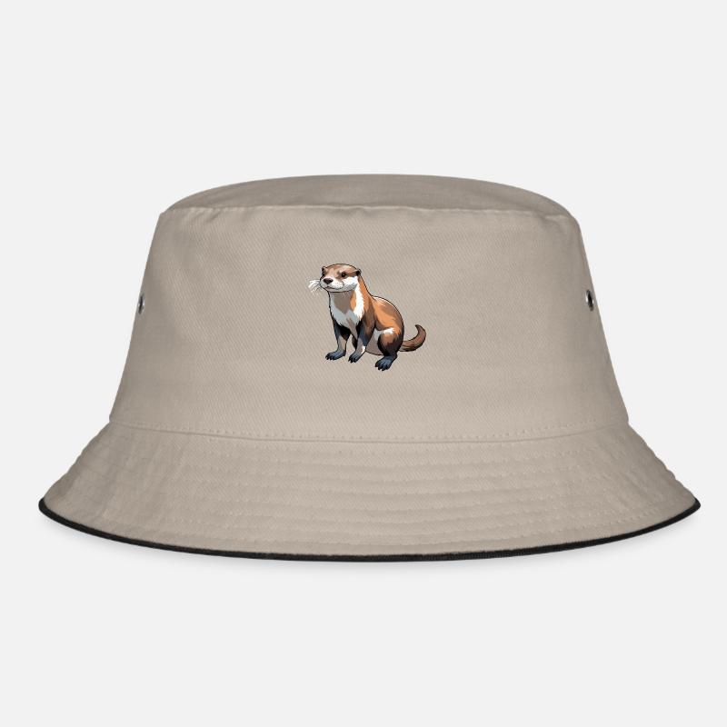Otter - Cute Animal Sticker Bucket Hat