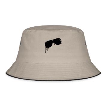 sunglasses - Bucket Hat - Khaki/Schwarz - Vorne