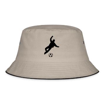 kicker - Bucket Hat - khaki/black - Front