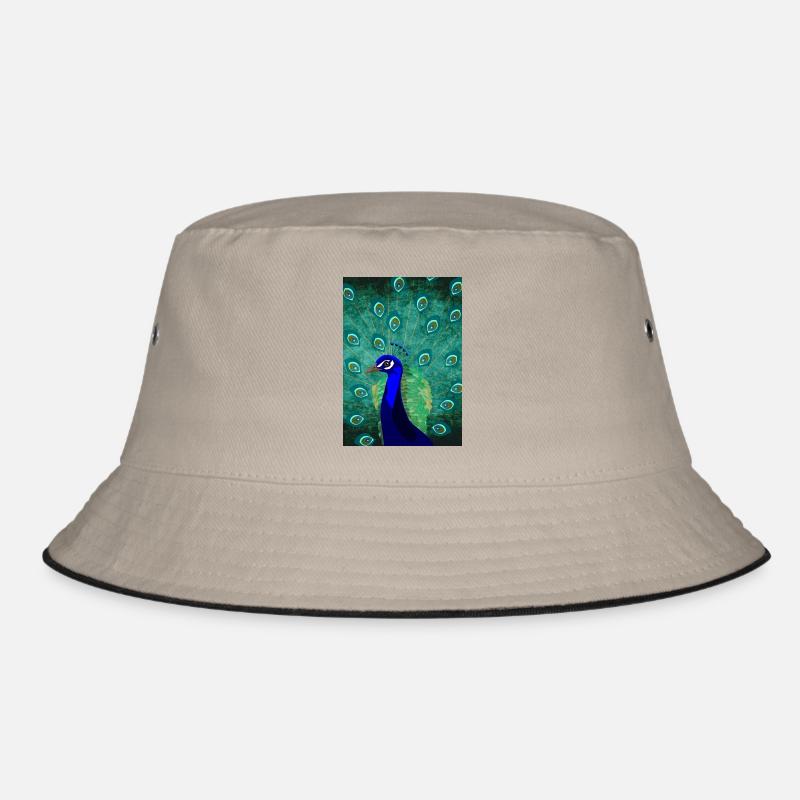 pfau - Bucket Hat - Khaki/Schwarz