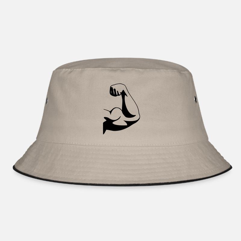 Bodybuilder Arm Bucket Hat