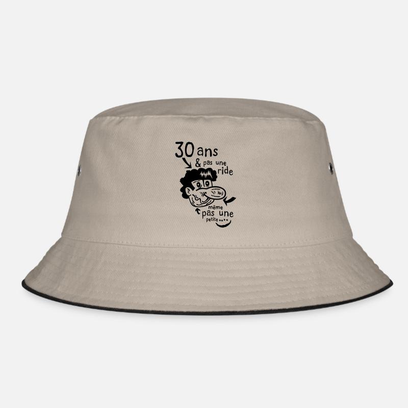 30 years not a wrinkle character Bucket Hat