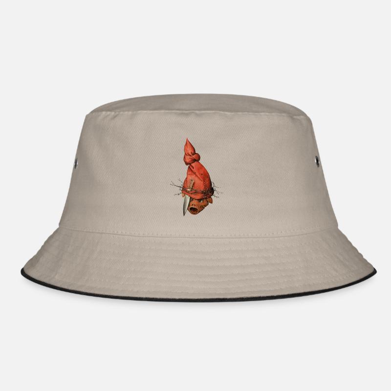 Bruegels Dämon - Bucket Hat - Khaki/Schwarz