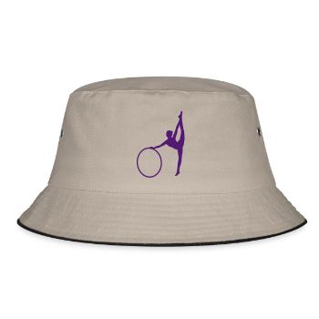 Rhythmic gymnastics - Bucket Hat - khaki/black - Front