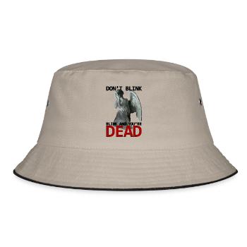 Don't blink - Bucket Hat - khaki/black - Front