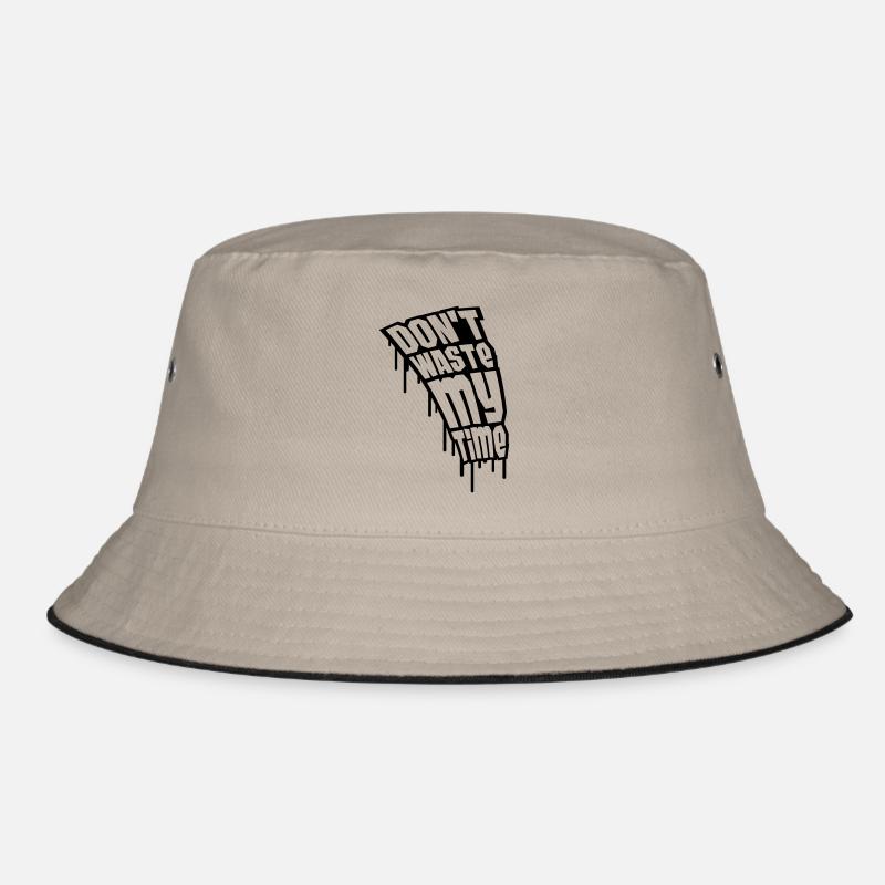 Don't Waste My Time Graffiti Bucket Hat