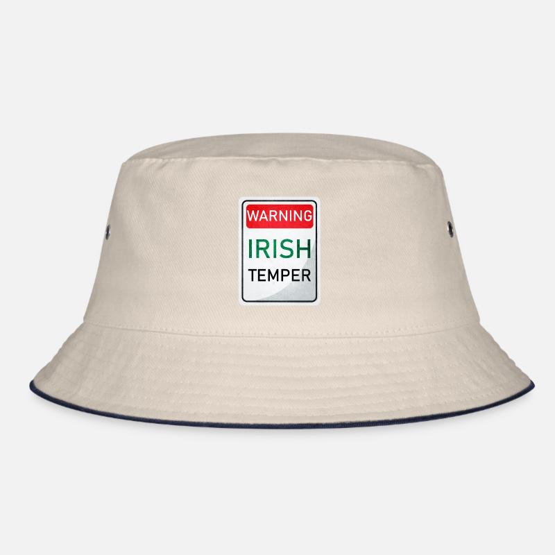 WARNUNG IRISH TEMPER Bucket Hat