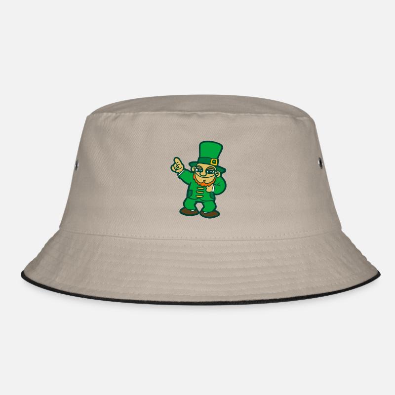 irland st patrick leprechaun irish comics fun Bucket Hat
