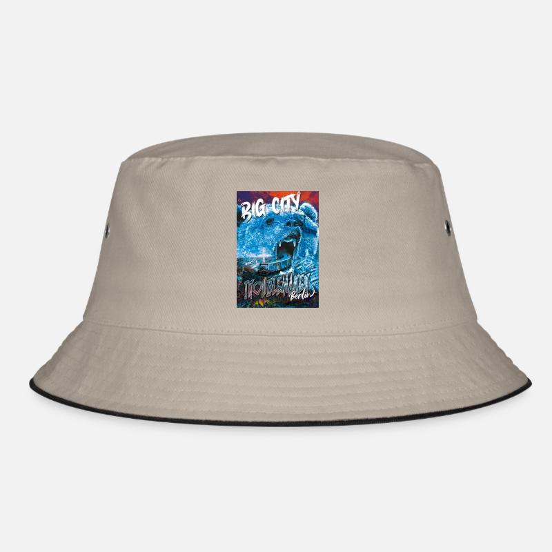 Berlin - Bucket Hat - Khaki/Schwarz