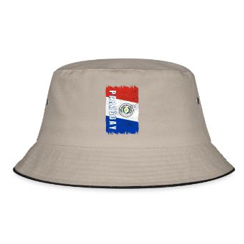 drapeau du Paraguay - Bob - kaki/noir - Devant