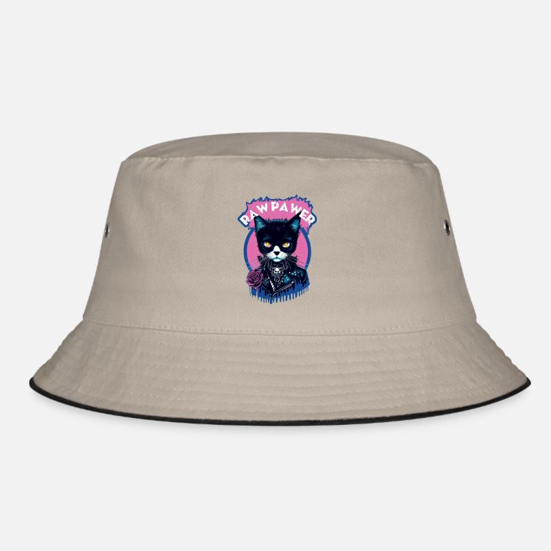 Gothic Katze Bucket Hat