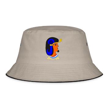 Egyptian Male Portrait - Bucket Hat - khaki/black - Front