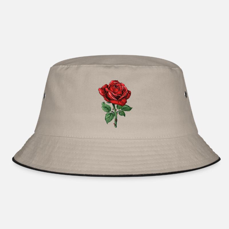Red Rose Bucket Hat