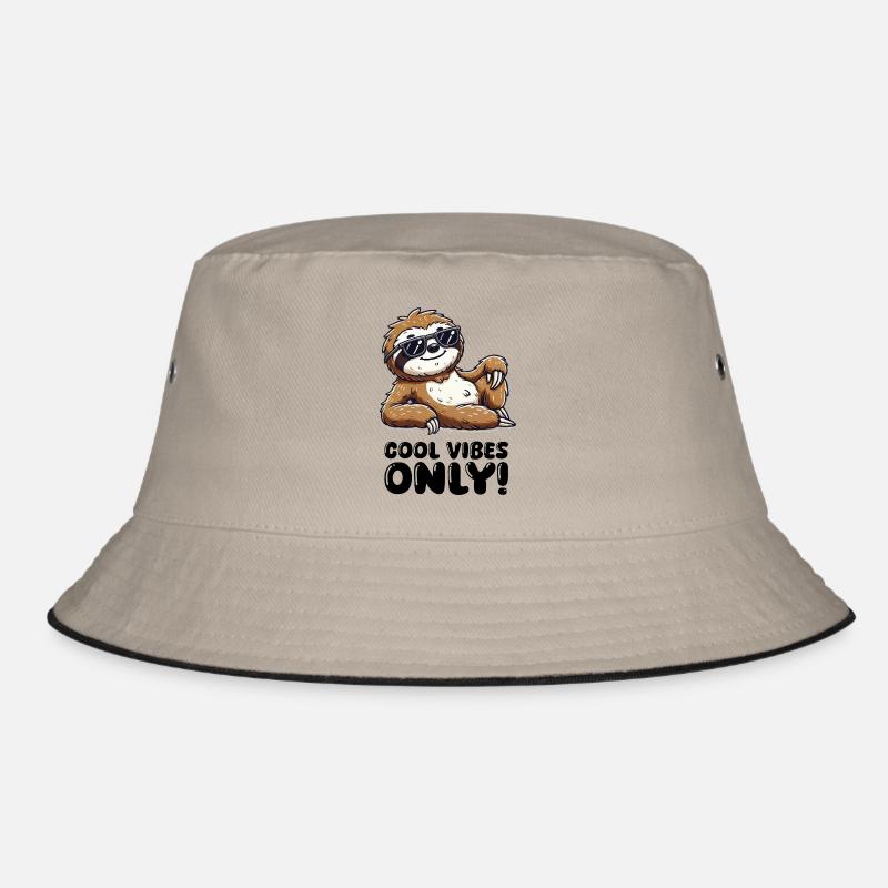 Sloth Sunglasses Cool Bucket Hat