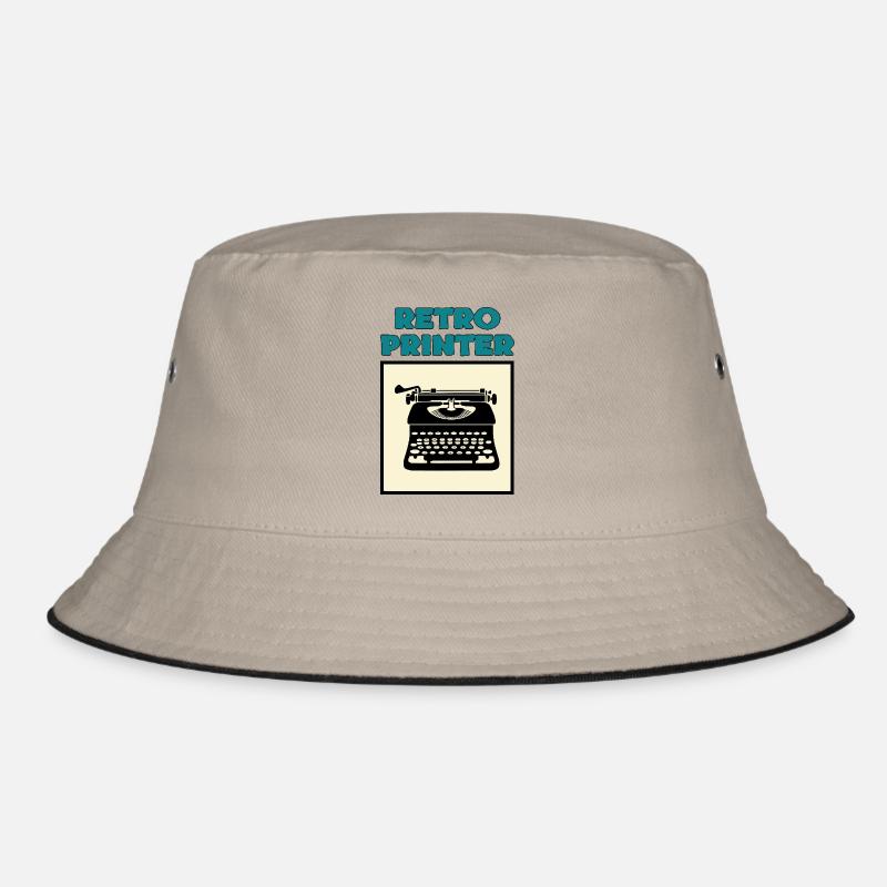 Retro printer Bucket Hat