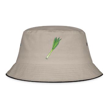 Leek - Bucket Hat - khaki/black - Front