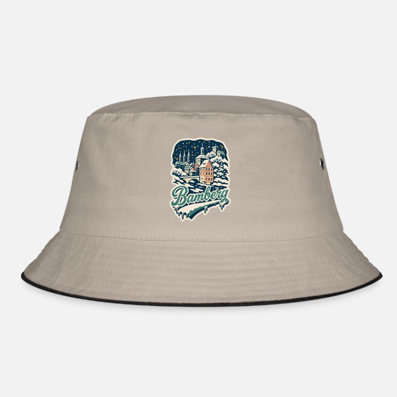 Bamberg Winter Magic - Bucket Hat - khaki/black
