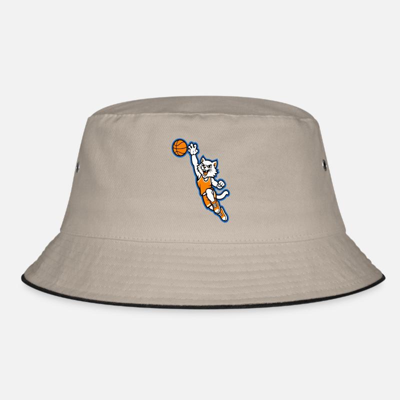 Wildcat Basketball Slam Dunk Maskottchen Bucket Hat