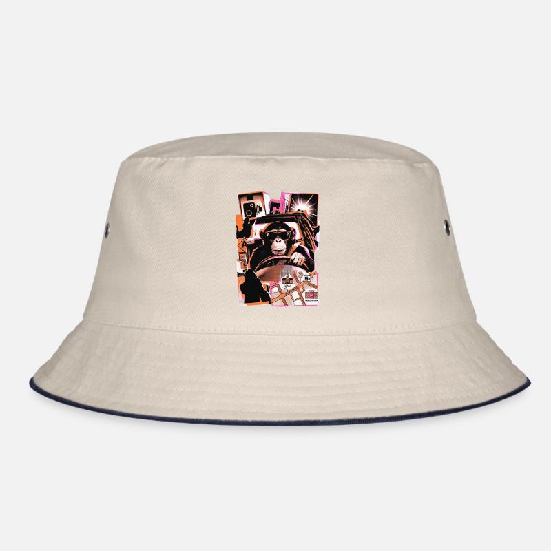 Affe Autofahrer Blitzer Bucket Hat